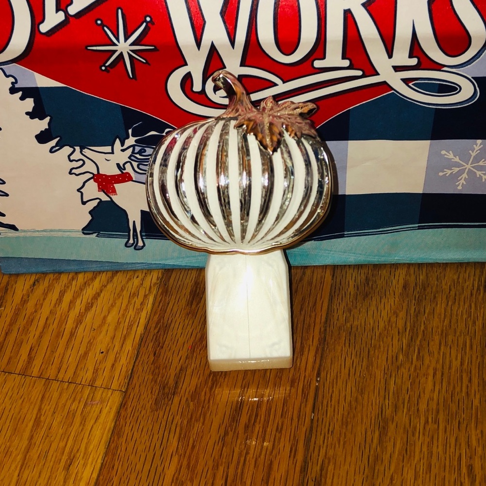 BBW Silver Pumpkin Wallflower Plug